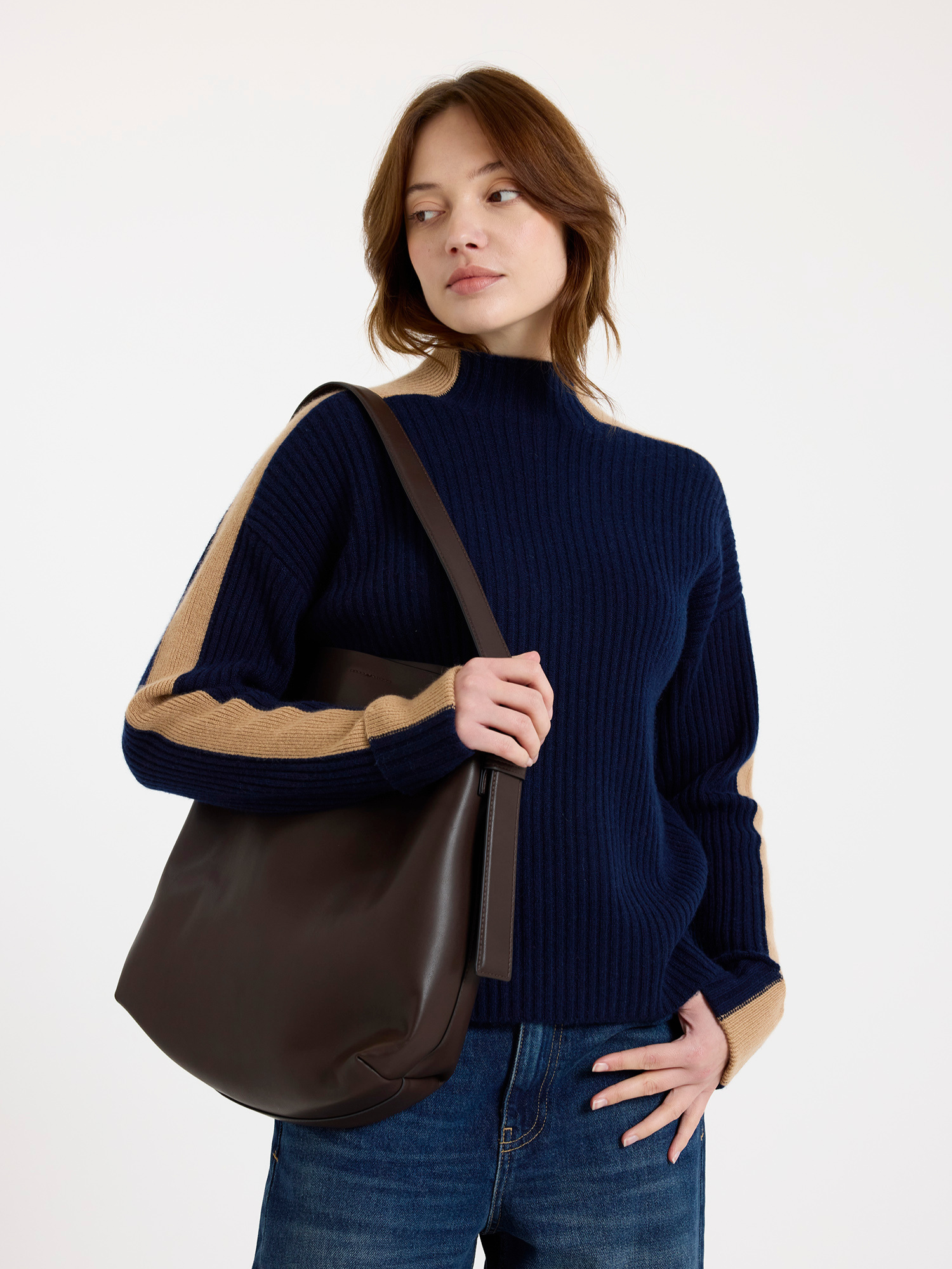 Chamonix Cashmere Mock Neck Jumper