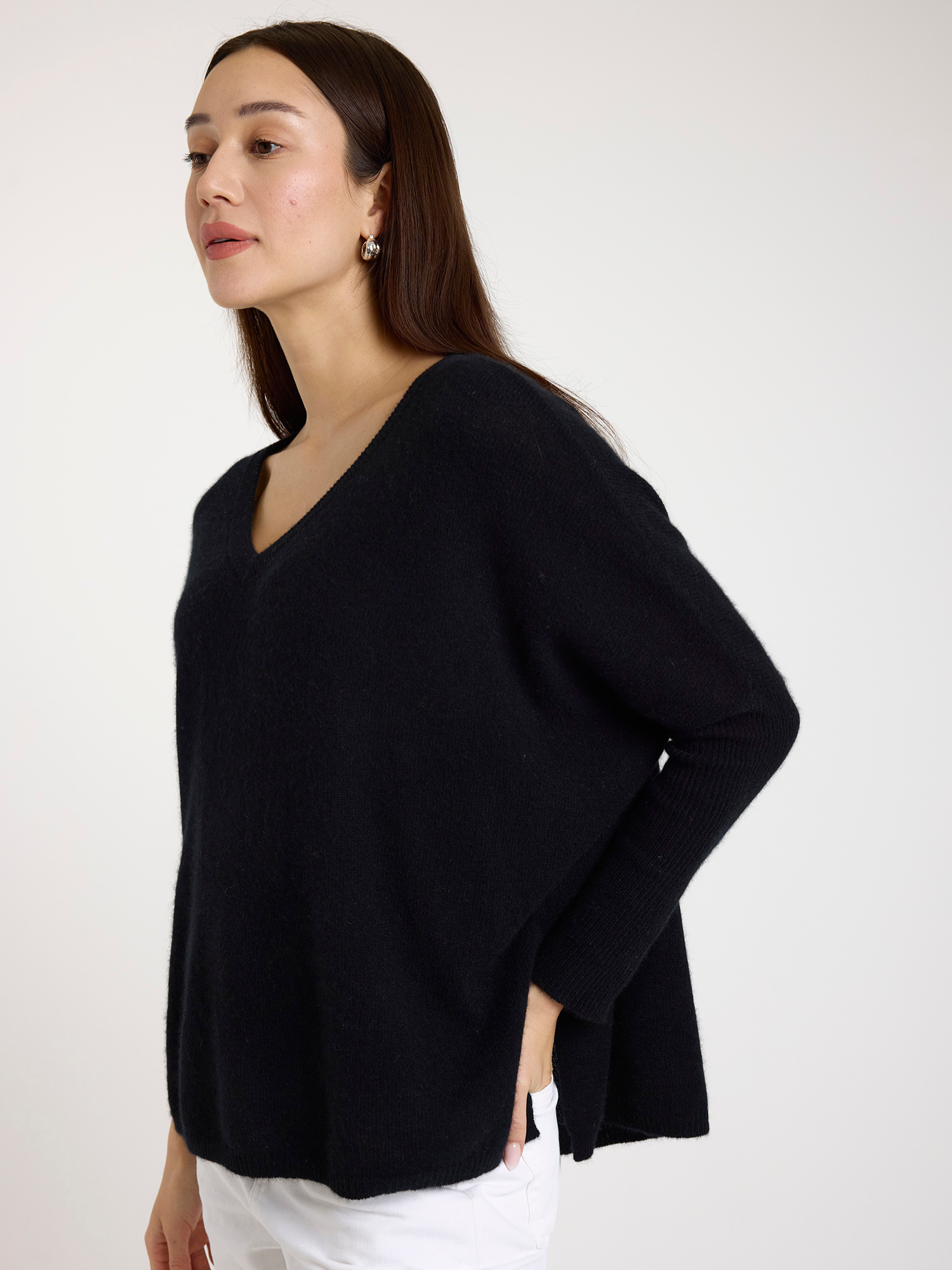 Charlotte Cashmere V Neck Jumper